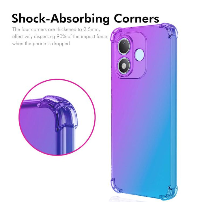 Funda para teléfono de TPU con airbag y diseño degradado de ENKAY Hat-Prince, For Xiaomi 17T Pro, For Redmi 15a 5G, For Xiaomi Poco X8 Pro Max, For Xiaomi Poco X8 Pro, For Redmi Note 15 Pro 5G Global 163.6mm, For Xiaomi Poco M7 4G 169mm                ...