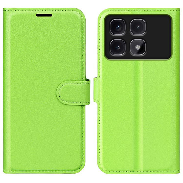 Funda de cuero con tapa horizontal y textura de lichi para teléfono con soporte, For Xiaomi Redmi Note 14 Pro 5G, For Xiaomi 14T Pro, For Xiaomi 14T, For Xiaomi Redmi 14C 4G, For Xiaomi Redmi K70 Ultra
