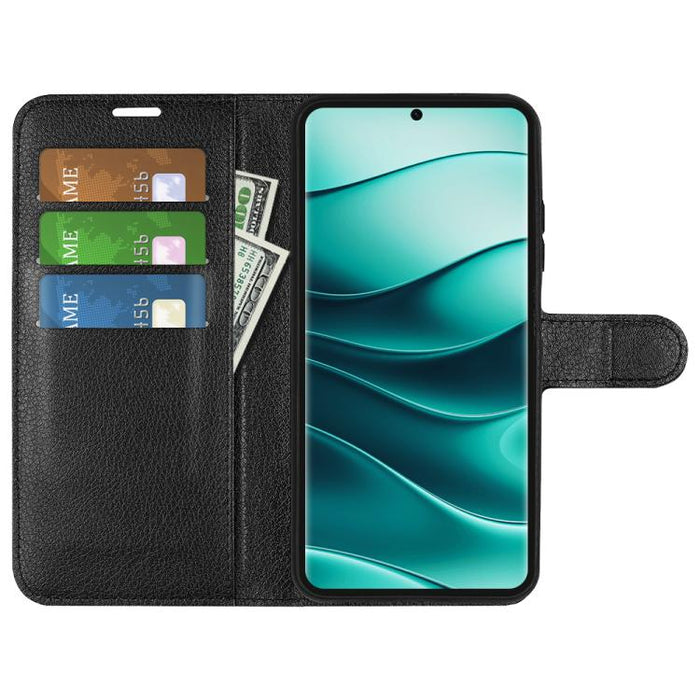 Funda de cuero con tapa horizontal y textura de lichi para teléfono con soporte, For Xiaomi Redmi Note 14 Pro+, For Xiaomi Redmi Note 14 Pro 5G, For Xiaomi 14T Pro, For Xiaomi 14T, For Xiaomi Redmi 14C 4G, For Xiaomi Redmi K70 Ultra                    ...
