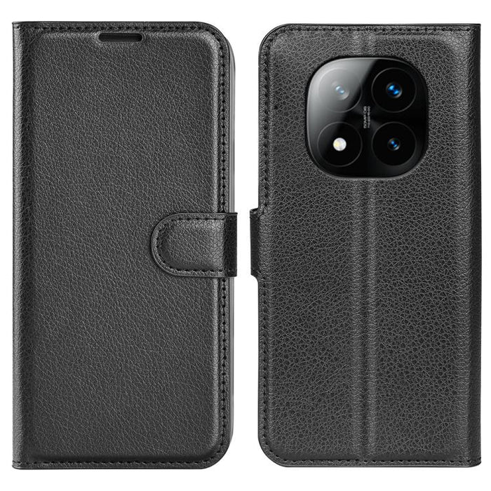 Funda de cuero con tapa horizontal y textura de lichi para teléfono con soporte, For Redmi Note 14 4G 164.84mm, For Xiaomi 15 Ultra, For Xiaomi Poco X7 Pro, For Xiaomi Poco M7 Pro 5G, For Xiaomi Redmi Note 14 Pro 4G, For Redmi Note 14 4G 163.25mm      ...