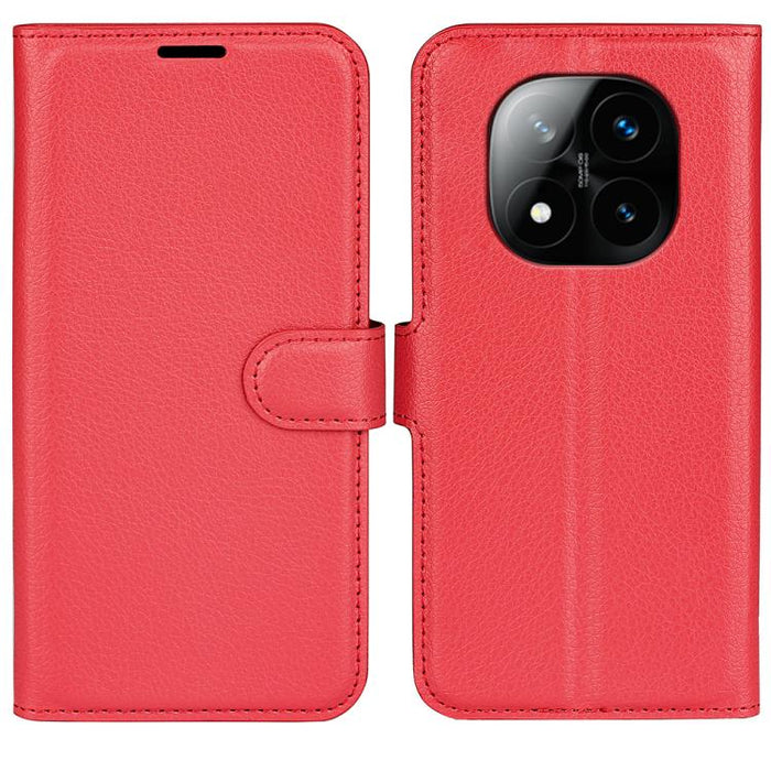 Funda de cuero con tapa horizontal y textura de lichi para teléfono con soporte, For Redmi Note 14 4G 164.84mm, For Xiaomi 15 Ultra, For Xiaomi Poco X7 Pro, For Xiaomi Poco M7 Pro 5G, For Xiaomi Redmi Note 14 Pro 4G, For Redmi Note 14 4G 163.25mm      ...