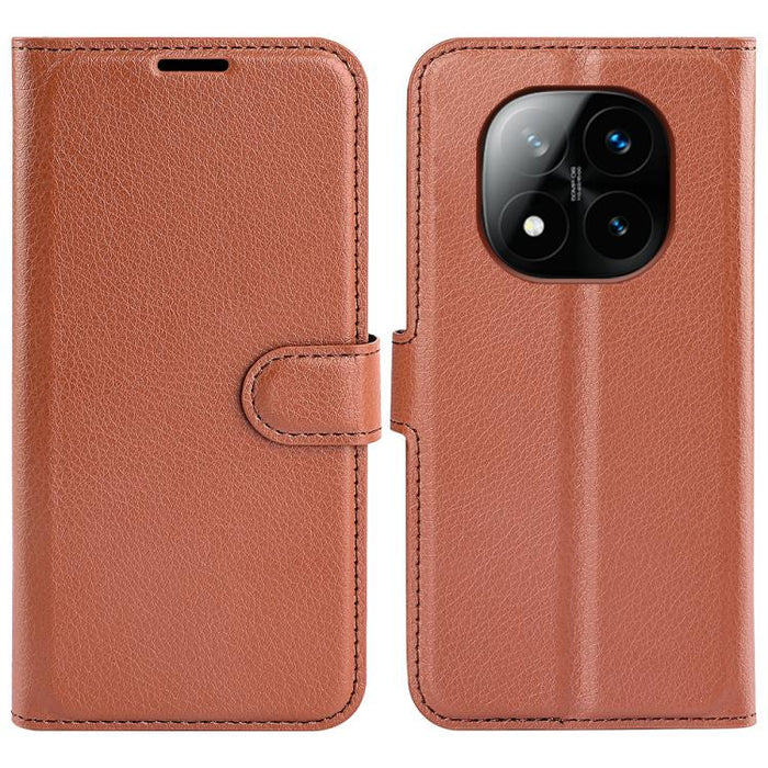 Funda de cuero con tapa horizontal y textura de lichi para teléfono con soporte, For Redmi Note 14 4G 164.84mm, For Xiaomi 15 Ultra, For Xiaomi Poco X7 Pro, For Xiaomi Poco M7 Pro 5G, For Xiaomi Redmi Note 14 Pro 4G, For Redmi Note 14 4G 163.25mm      ...