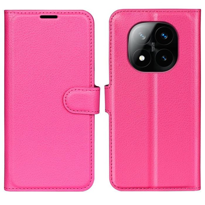Funda de cuero con tapa horizontal y textura de lichi para teléfono con soporte, For Redmi Note 14 4G 164.84mm, For Xiaomi 15 Ultra, For Xiaomi Poco X7 Pro, For Xiaomi Poco M7 Pro 5G, For Xiaomi Redmi Note 14 Pro 4G, For Redmi Note 14 4G 163.25mm      ...