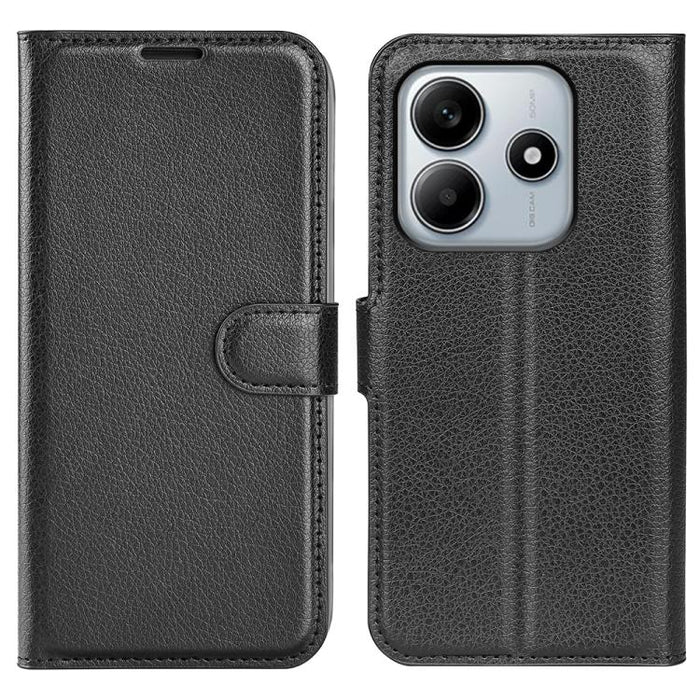 Funda de cuero con tapa horizontal y textura de lichi para teléfono con soporte, For Redmi Note 14 4G 164.84mm, For Xiaomi 15 Ultra, For Xiaomi Poco X7 Pro, For Xiaomi Poco M7 Pro 5G, For Xiaomi Redmi Note 14 Pro 4G, For Redmi Note 14 4G 163.25mm      ...