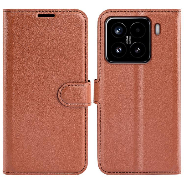 Funda de cuero con tapa horizontal y textura de lichi para teléfono con soporte, For Redmi Note 14 4G 164.84mm, For Xiaomi 15 Ultra, For Xiaomi Poco X7 Pro, For Xiaomi Poco M7 Pro 5G, For Xiaomi Redmi Note 14 Pro 4G, For Redmi Note 14 4G 163.25mm      ...
