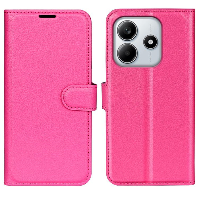 Funda de cuero con tapa horizontal y textura de lichi para teléfono con soporte, For Xiaomi Redmi Note 14 Pro+, For Xiaomi Redmi Note 14 Pro 5G, For Xiaomi 14T Pro, For Xiaomi 14T, For Xiaomi Redmi 14C 4G, For Xiaomi Redmi K70 Ultra                    ...