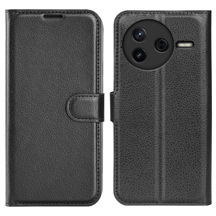 Funda de cuero con tapa horizontal y textura de lichi para teléfono con soporte, For Xiaomi Redmi Note 14 Pro 5G, For Xiaomi 14T Pro, For Xiaomi 14T, For Xiaomi Redmi 14C 4G, For Xiaomi Redmi K70 Ultra