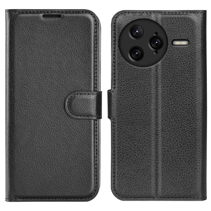 Funda de cuero con tapa horizontal y textura de lichi para teléfono con soporte, For Xiaomi Redmi Note 14 Pro 5G, For Xiaomi 14T Pro, For Xiaomi 14T, For Xiaomi Redmi 14C 4G, For Xiaomi Redmi K70 Ultra