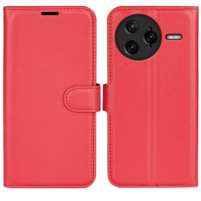 Funda de cuero con tapa horizontal y textura de lichi para teléfono con soporte, For Xiaomi Redmi Note 14 Pro 5G, For Xiaomi 14T Pro, For Xiaomi 14T, For Xiaomi Redmi 14C 4G, For Xiaomi Redmi K70 Ultra