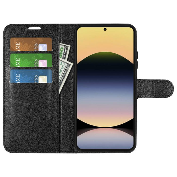Funda de cuero con tapa horizontal y textura de lichi para teléfono con soporte, For Redmi Note 14S 4G, For Redmi Note 14 4G 164.84mm, For Xiaomi 15 Ultra, For Xiaomi Poco X7 Pro, For Xiaomi Poco M7 Pro 5G, For Xiaomi Redmi Note 14 Pro 4G              ...