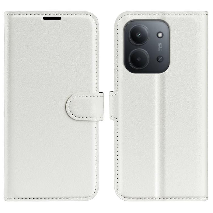 Funda de cuero con tapa horizontal y textura de lichi para teléfono con soporte, For Xiaomi Redmi Note 14 Pro 5G, For Xiaomi 14T Pro, For Xiaomi 14T, For Xiaomi Redmi 14C 4G, For Xiaomi Redmi K70 Ultra