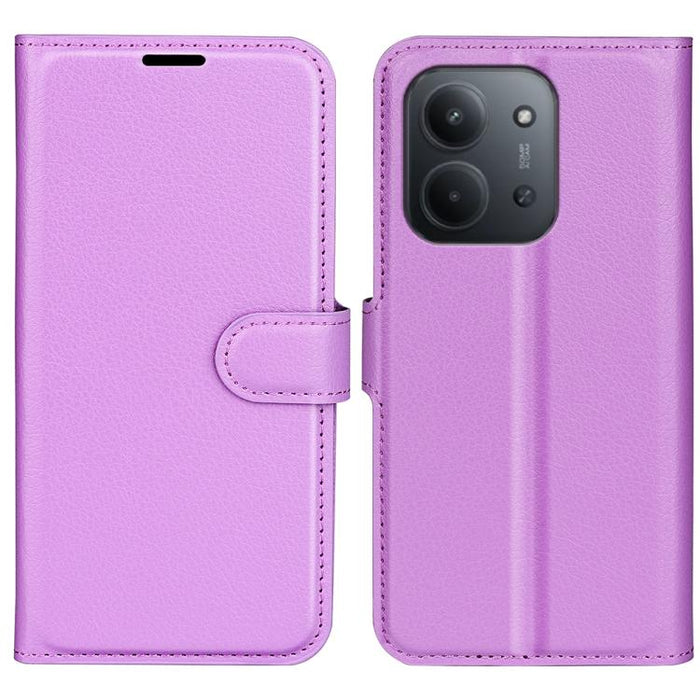 Funda de cuero con tapa horizontal y textura de lichi para teléfono con soporte, For Xiaomi Redmi Note 14 Pro 5G, For Xiaomi 14T Pro, For Xiaomi 14T, For Xiaomi Redmi 14C 4G, For Xiaomi Redmi K70 Ultra