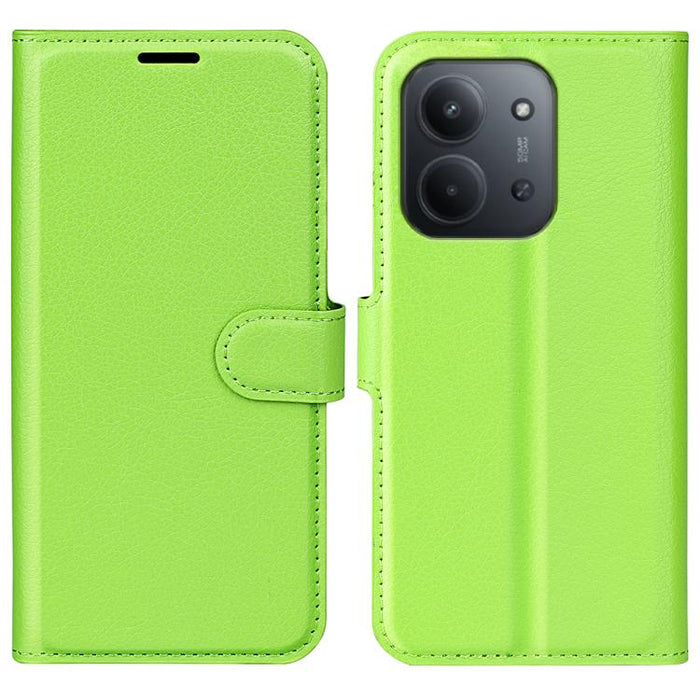 Funda de cuero con tapa horizontal y textura de lichi para teléfono con soporte, For Xiaomi Redmi Note 14 Pro 5G, For Xiaomi 14T Pro, For Xiaomi 14T, For Xiaomi Redmi 14C 4G, For Xiaomi Redmi K70 Ultra