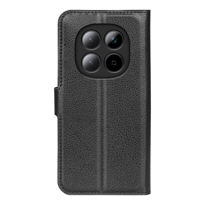 Funda de cuero con tapa horizontal y textura de lichi para teléfono con soporte, For Xiaomi Redmi Note 14 Pro 5G, For Xiaomi 14T Pro, For Xiaomi 14T, For Xiaomi Redmi 14C 4G, For Xiaomi Redmi K70 Ultra
