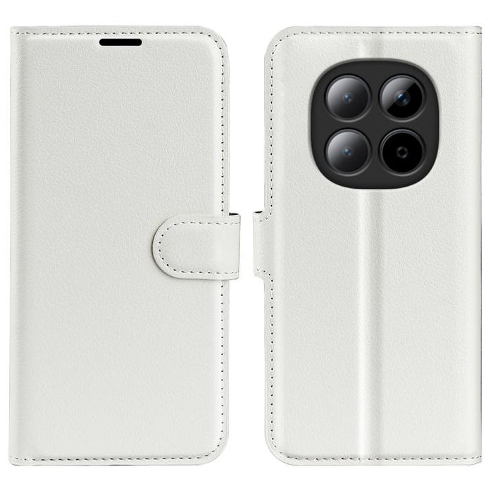 Funda de cuero con tapa horizontal y textura de lichi para teléfono con soporte, For Xiaomi Redmi Note 14 Pro 5G, For Xiaomi 14T Pro, For Xiaomi 14T, For Xiaomi Redmi 14C 4G, For Xiaomi Redmi K70 Ultra