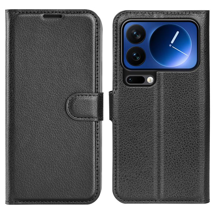Funda de cuero con tapa horizontal y textura de lichi para teléfono con soporte, For Xiaomi 18 Pro Max 5G, For Xiaomi 18 Pro 5G, For Redmi Note 17 Pro 5G Global 163mm, For Xiaomi 17T Pro  5G, For Xiaomi 17T 5G, For Xiaomi 17 Ultra                      ...