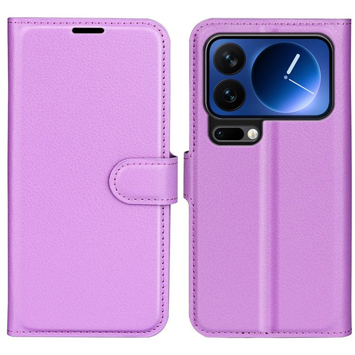 Funda de cuero con tapa horizontal y textura de lichi para teléfono con soporte, For Xiaomi 18 Pro Max 5G, For Xiaomi 18 Pro 5G, For Redmi Note 17 Pro 5G Global 163mm, For Xiaomi 17T Pro  5G, For Xiaomi 17T 5G, For Xiaomi 17 Ultra                      ...