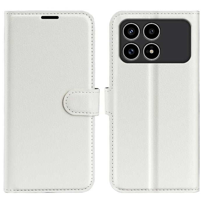Funda de cuero con tapa horizontal y textura de lichi para teléfono con soporte, For Xiaomi Redmi Note 14 Pro 5G, For Xiaomi 14T Pro, For Xiaomi 14T, For Xiaomi Redmi 14C 4G, For Xiaomi Redmi K70 Ultra