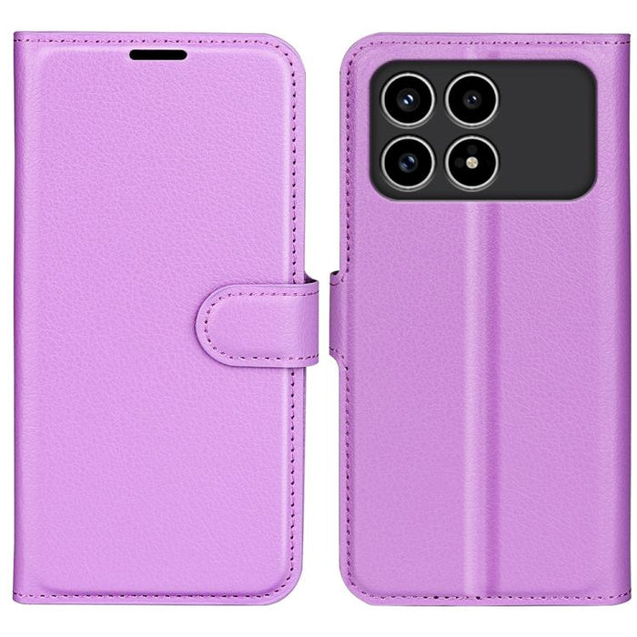 Funda de cuero con tapa horizontal y textura de lichi para teléfono con soporte, For Xiaomi Redmi Note 14 Pro 5G, For Xiaomi 14T Pro, For Xiaomi 14T, For Xiaomi Redmi 14C 4G, For Xiaomi Redmi K70 Ultra