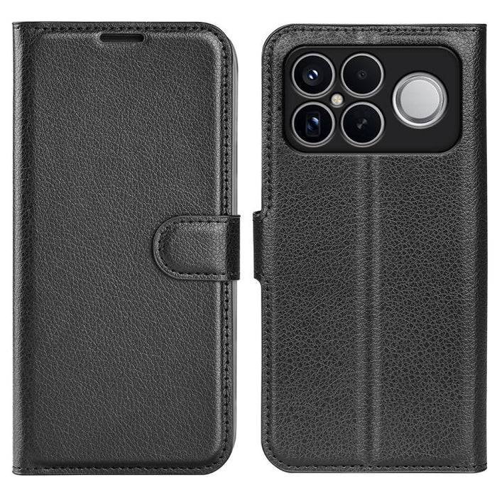 Funda de cuero con tapa horizontal y textura de lichi para teléfono con soporte, For Xiaomi Redmi Note 14 Pro 5G, For Xiaomi 14T Pro, For Xiaomi 14T, For Xiaomi Redmi 14C 4G, For Xiaomi Redmi K70 Ultra
