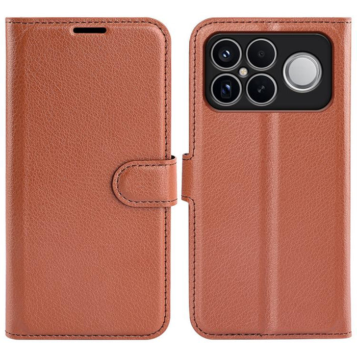 Funda de cuero con tapa horizontal y textura de lichi para teléfono con soporte, For Xiaomi Redmi Note 14 Pro 5G, For Xiaomi 14T Pro, For Xiaomi 14T, For Xiaomi Redmi 14C 4G, For Xiaomi Redmi K70 Ultra