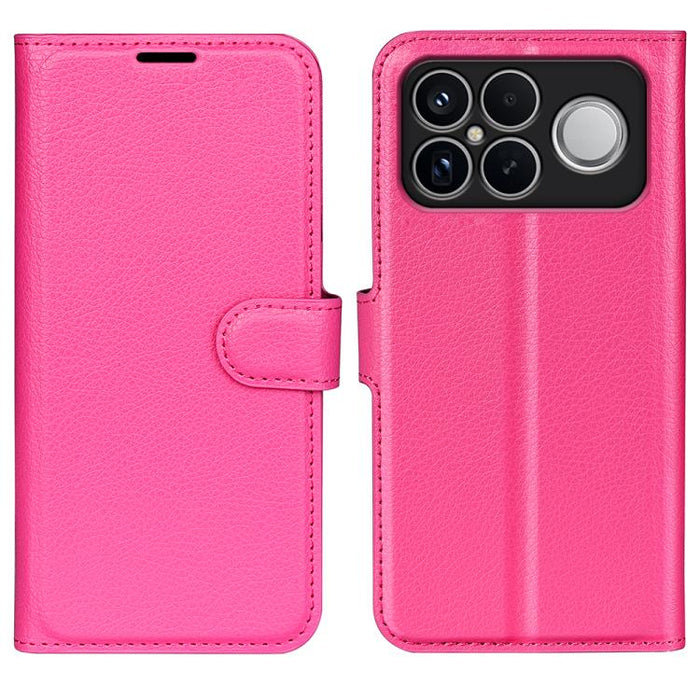 Funda de cuero con tapa horizontal y textura de lichi para teléfono con soporte, For Xiaomi Redmi Note 14 Pro 5G, For Xiaomi 14T Pro, For Xiaomi 14T, For Xiaomi Redmi 14C 4G, For Xiaomi Redmi K70 Ultra
