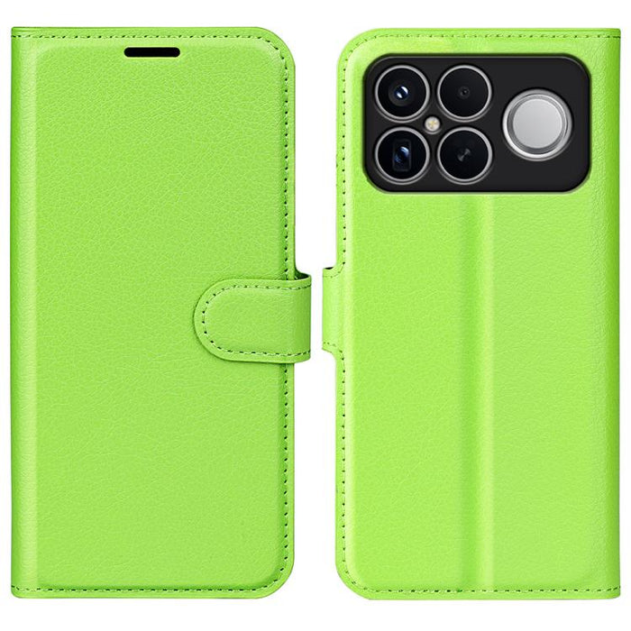 Funda de cuero con tapa horizontal y textura de lichi para teléfono con soporte, For Xiaomi Redmi Note 14 Pro 5G, For Xiaomi 14T Pro, For Xiaomi 14T, For Xiaomi Redmi 14C 4G, For Xiaomi Redmi K70 Ultra