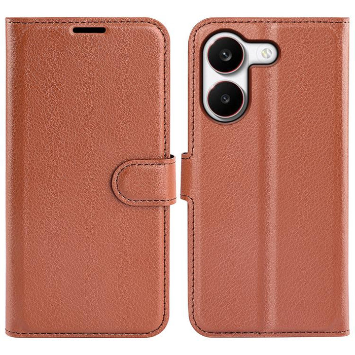 Funda de cuero con tapa horizontal y textura de lichi para teléfono con soporte, For Redmi A7 Pro 171mm / Poco C85x 5G, For Xiaomi 17T, For Redmi Turbo 5 Max / Poco X8 Pro Max, For Redmi Turbo 5 5G / Poco X8 Pro 5G, For Redmi Note 15 Pro+ Global 163.3m...