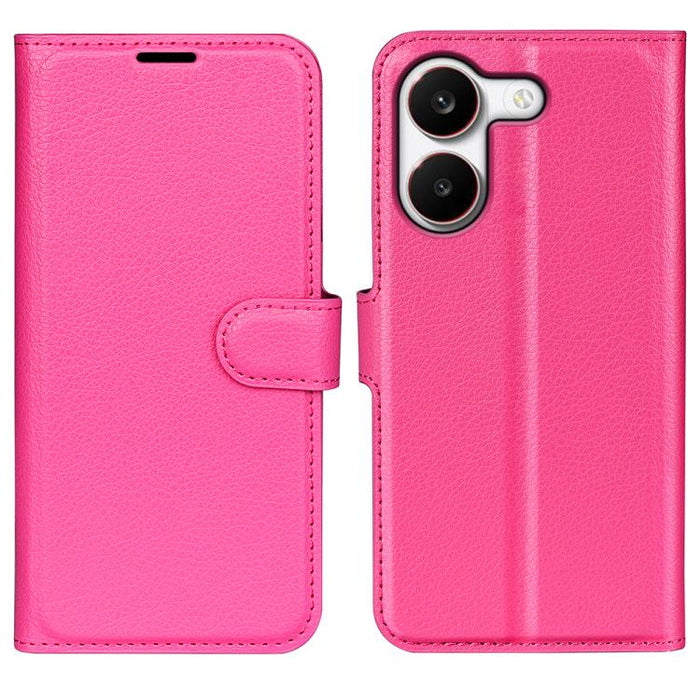 Funda de cuero con tapa horizontal y textura de lichi para teléfono con soporte, For Redmi A7 Pro 171mm / Poco C85x 5G, For Xiaomi 17T, For Redmi Turbo 5 Max / Poco X8 Pro Max, For Redmi Turbo 5 5G / Poco X8 Pro 5G, For Redmi Note 15 Pro+ Global 163.3m...