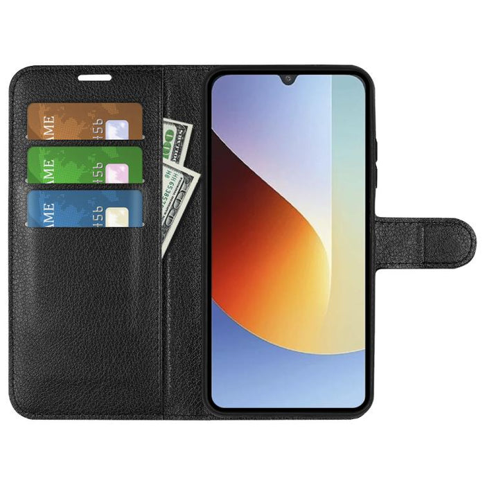 Funda de cuero con tapa horizontal y textura de lichi para teléfono con soporte, For Redmi A7 Pro 171mm / Poco C85x 5G, For Xiaomi 17T, For Redmi Turbo 5 Max / Poco X8 Pro Max, For Redmi Turbo 5 5G / Poco X8 Pro 5G, For Redmi Note 15 Pro+ Global 163.3m...
