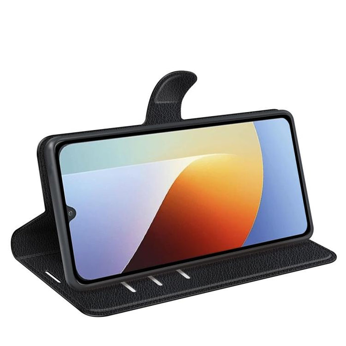 Funda de cuero con tapa horizontal y textura de lichi para teléfono con soporte, For Redmi A7 Pro 171mm / Poco C85x 5G, For Xiaomi 17T, For Redmi Turbo 5 Max / Poco X8 Pro Max, For Redmi Turbo 5 5G / Poco X8 Pro 5G, For Redmi Note 15 Pro+ Global 163.3m...