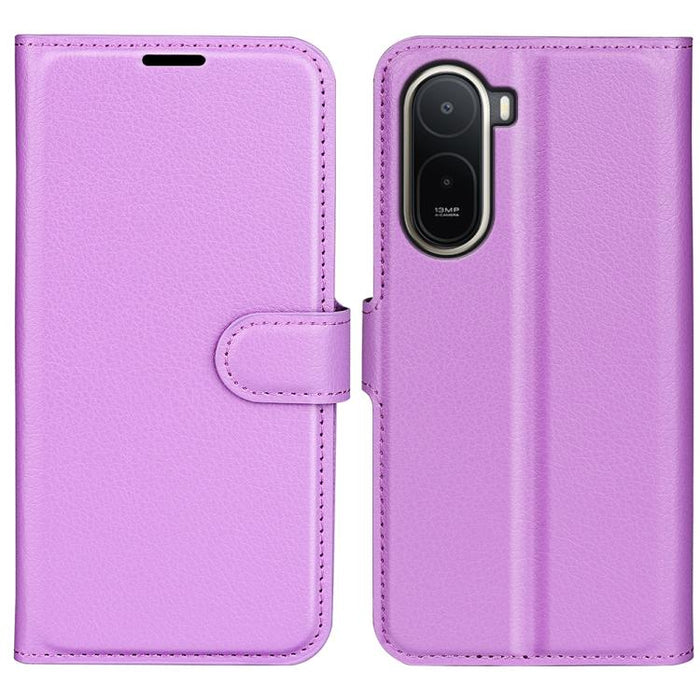 Funda de cuero con tapa horizontal y textura de lichi para teléfono con soporte, For Xiaomi Redmi Note 14 Pro 5G, For Xiaomi 14T Pro, For Xiaomi 14T, For Xiaomi Redmi 14C 4G, For Xiaomi Redmi K70 Ultra