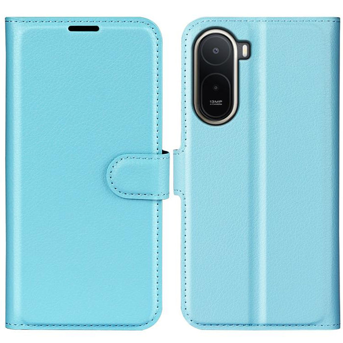 Funda de cuero con tapa horizontal y textura de lichi para teléfono con soporte, For Xiaomi Redmi Note 14 Pro 5G, For Xiaomi 14T Pro, For Xiaomi 14T, For Xiaomi Redmi 14C 4G, For Xiaomi Redmi K70 Ultra