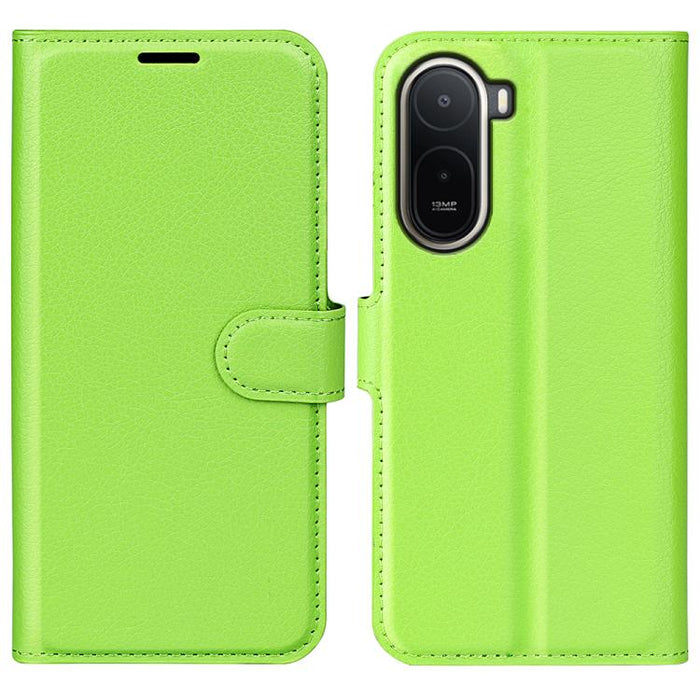 Funda de cuero con tapa horizontal y textura de lichi para teléfono con soporte, For Xiaomi Redmi Note 14 Pro 5G, For Xiaomi 14T Pro, For Xiaomi 14T, For Xiaomi Redmi 14C 4G, For Xiaomi Redmi K70 Ultra