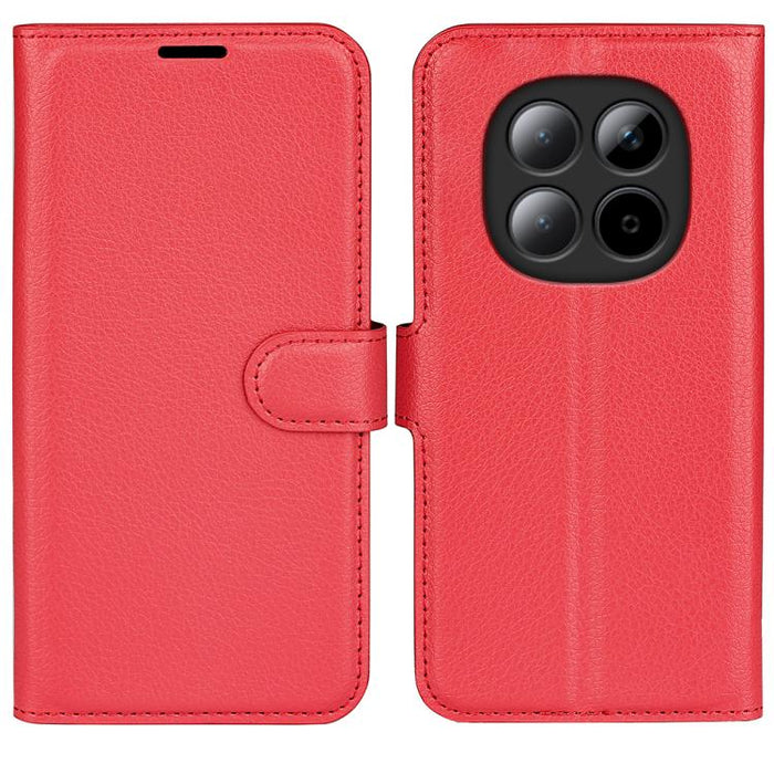 Funda de cuero con tapa horizontal y textura de lichi para teléfono con soporte, For Xiaomi 18 Pro Max 5G, For Xiaomi 18 Pro 5G, For Redmi Note 17 Pro 5G Global 163mm, For Xiaomi 17T Pro  5G, For Xiaomi 17T 5G, For Xiaomi 17 Ultra                      ...