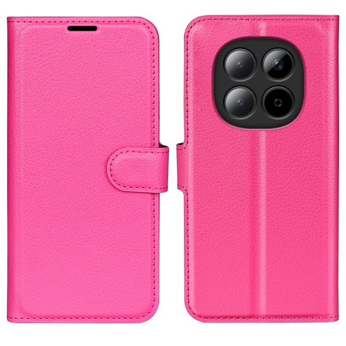 Funda de cuero con tapa horizontal y textura de lichi para teléfono con soporte, For Xiaomi 18 Pro Max 5G, For Xiaomi 18 Pro 5G, For Redmi Note 17 Pro 5G Global 163mm, For Xiaomi 17T Pro  5G, For Xiaomi 17T 5G, For Xiaomi 17 Ultra                      ...
