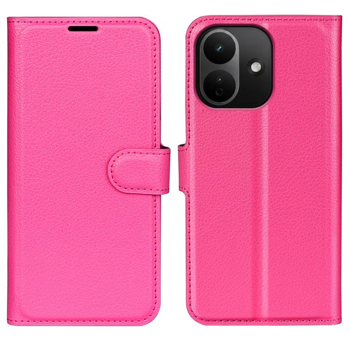 Funda de cuero con tapa horizontal y textura de lichi para teléfono con soporte, For Xiaomi 18 Pro Max 5G, For Xiaomi 18 Pro 5G, For Redmi Note 17 Pro 5G Global 163mm, For Xiaomi 17T Pro  5G, For Xiaomi 17T 5G, For Xiaomi 17 Ultra                      ...