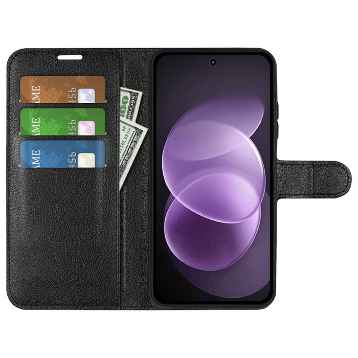 Funda de cuero con tapa horizontal y textura de lichi para teléfono con soporte, For Xiaomi Redmi Note 14 Pro 5G, For Xiaomi 14T Pro, For Xiaomi 14T, For Xiaomi Redmi 14C 4G, For Xiaomi Redmi K70 Ultra