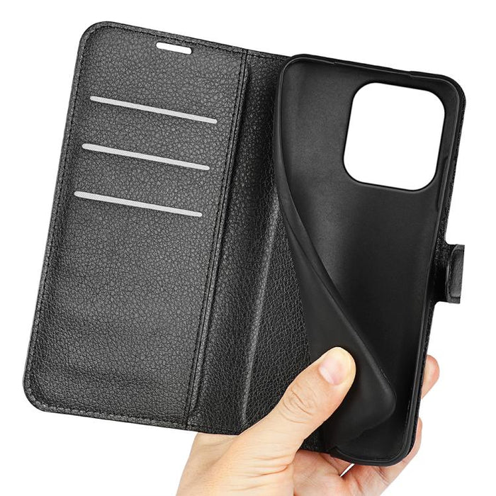 Funda de cuero con tapa horizontal y textura de lichi para teléfono con soporte, For Xiaomi Redmi Note 14 Pro 5G, For Xiaomi 14T Pro, For Xiaomi 14T, For Xiaomi Redmi 14C 4G, For Xiaomi Redmi K70 Ultra