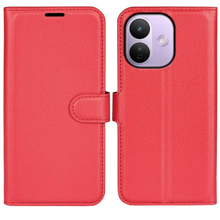 Funda de cuero con tapa horizontal y textura de lichi para teléfono con soporte, For Xiaomi Redmi Note 14 Pro 5G, For Xiaomi 14T Pro, For Xiaomi 14T, For Xiaomi Redmi 14C 4G, For Xiaomi Redmi K70 Ultra