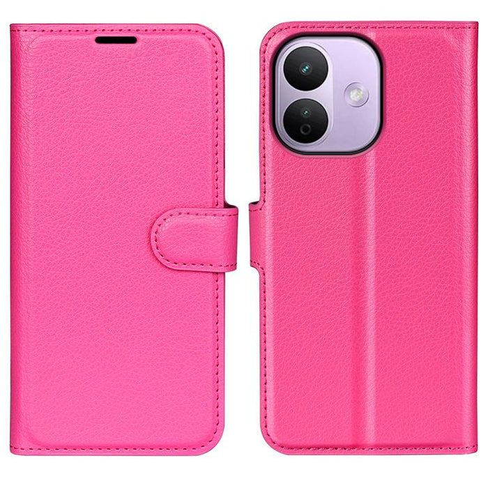 Funda de cuero con tapa horizontal y textura de lichi para teléfono con soporte, For Xiaomi Redmi Note 14 Pro 5G, For Xiaomi 14T Pro, For Xiaomi 14T, For Xiaomi Redmi 14C 4G, For Xiaomi Redmi K70 Ultra