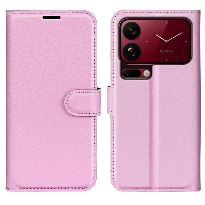 Funda de cuero con tapa horizontal y textura de lichi para teléfono con soporte, For Xiaomi 18 Pro Max 5G, For Xiaomi 18 Pro 5G, For Redmi Note 17 Pro 5G Global 163mm, For Xiaomi 17T Pro  5G, For Xiaomi 17T 5G, For Xiaomi 17 Ultra                      ...