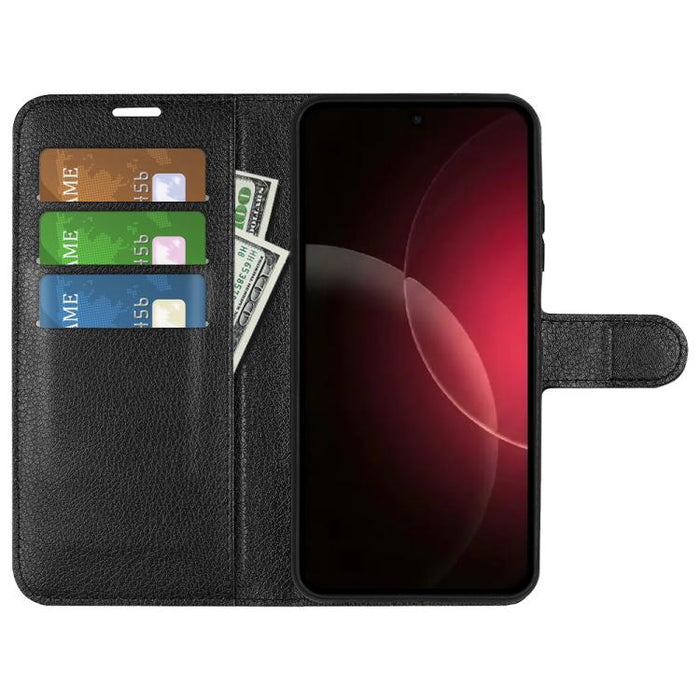Funda de cuero con tapa horizontal y textura de lichi para teléfono con soporte, For Xiaomi 18 Pro Max 5G, For Xiaomi 18 Pro 5G, For Redmi Note 17 Pro 5G Global 163mm, For Xiaomi 17T Pro  5G, For Xiaomi 17T 5G, For Xiaomi 17 Ultra                      ...