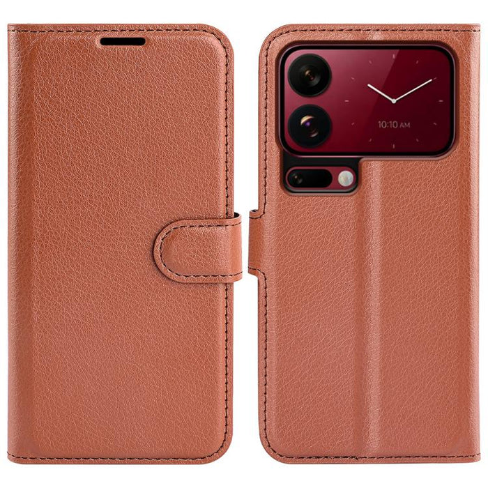 Funda de cuero con tapa horizontal y textura de lichi para teléfono con soporte, For Xiaomi 18 Pro Max 5G, For Xiaomi 18 Pro 5G, For Redmi Note 17 Pro 5G Global 163mm, For Xiaomi 17T Pro  5G, For Xiaomi 17T 5G, For Xiaomi 17 Ultra                      ...