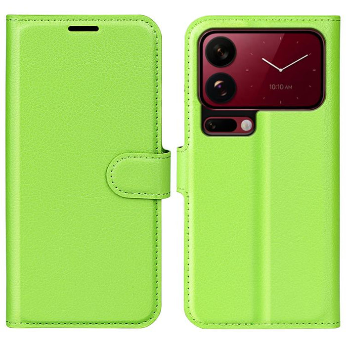 Funda de cuero con tapa horizontal y textura de lichi para teléfono con soporte, For Xiaomi 18 Pro Max 5G, For Xiaomi 18 Pro 5G, For Redmi Note 17 Pro 5G Global 163mm, For Xiaomi 17T Pro  5G, For Xiaomi 17T 5G, For Xiaomi 17 Ultra                      ...