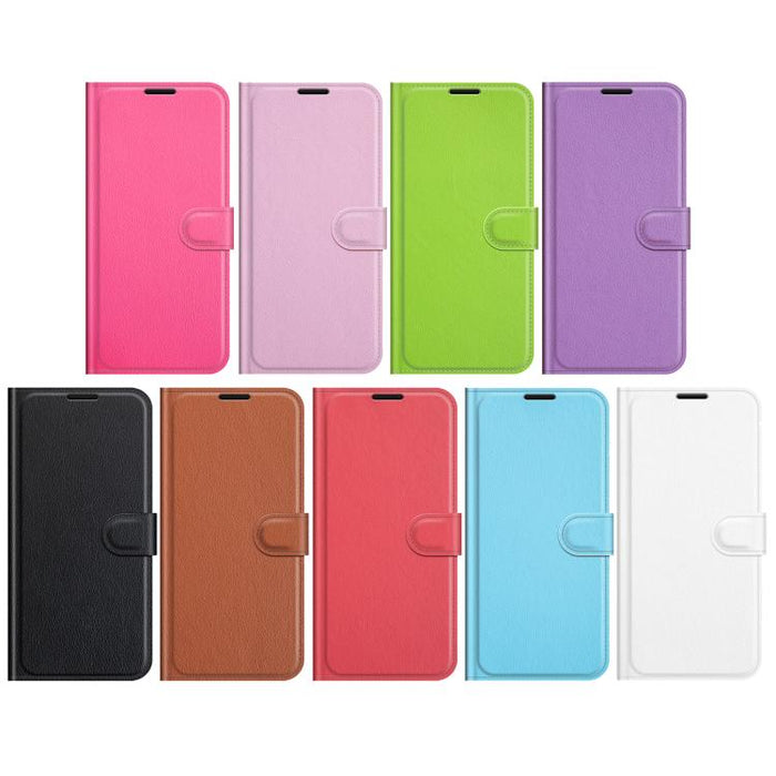 Funda de cuero con tapa horizontal y textura de lichi para teléfono con soporte, For Xiaomi Redmi Note 14 Pro 5G, For Xiaomi 14T Pro, For Xiaomi 14T, For Xiaomi Redmi 14C 4G, For Xiaomi Redmi K70 Ultra