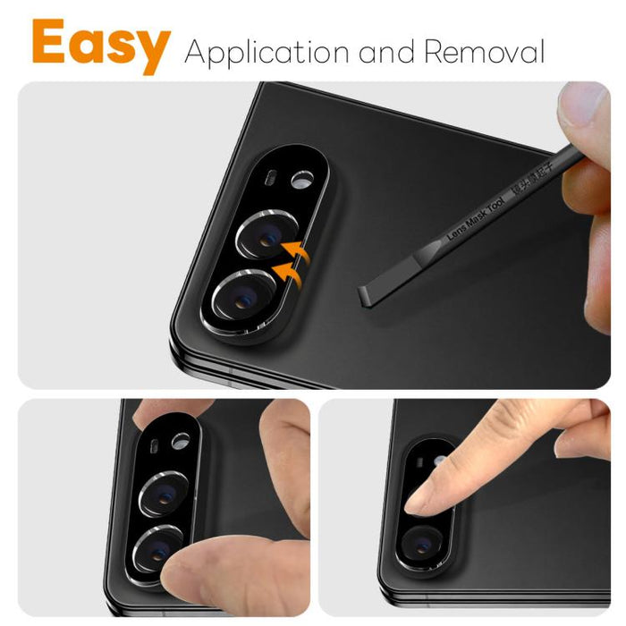 2pcs NORTHJO Camera Lens Protector 3D HD Tempered Glass Film, For iPhone 17 Pro Max, For iPhone 17 Pro, For iPhone 17, For iPhone Air