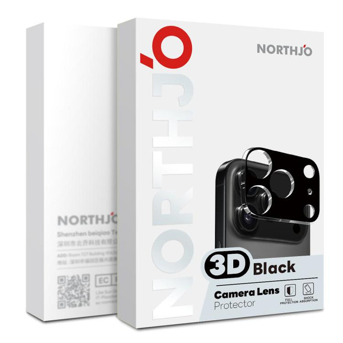 2pcs NORTHJO Camera Lens Protector 3D HD Tempered Glass Film, For iPhone 17 Pro Max, For iPhone 17 Pro, For iPhone 17, For iPhone Air