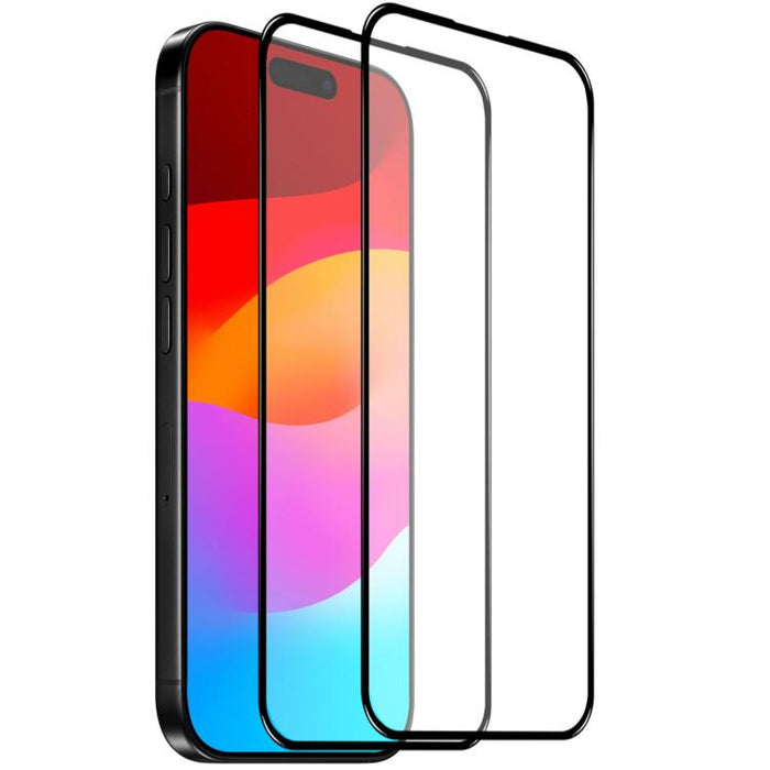 2pcs NORTHJO A++ 0.3mm Screen Full Glue Silk Printing Tempered Glass Film, For iPhone 17 Pro Max, For iPhone 17 Pro, For iPhone 17, For iPhone Air