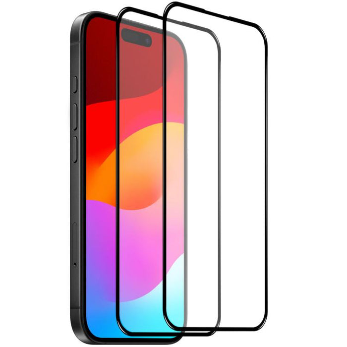 2pcs NORTHJO A++ 0.3mm Screen Full Glue Silk Printing Tempered Glass Film, For iPhone 17 Pro Max, For iPhone 17 Pro, For iPhone 17, For iPhone Air